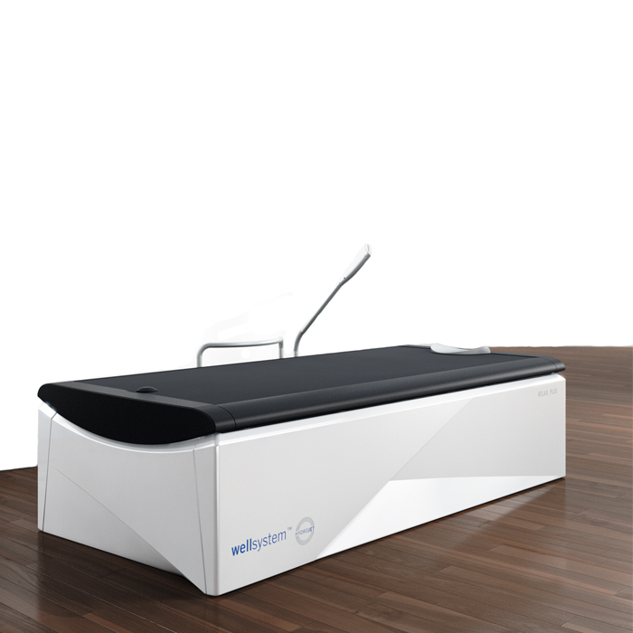 Dry water massage bed